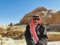 Mahmoud in der Felsenstadt Petra