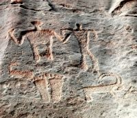 Felszeichnungen im Wadi Rum