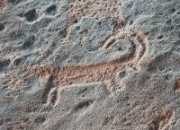 Felszeichnung im Wadi Rum