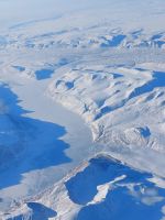 Rückflug über die Aktis und Grönland...