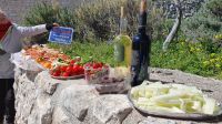 Picknick beim Kloster Pulsano