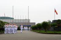 Wachwechsel vor dem Grab