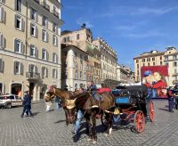 an der Spanischen Treppe