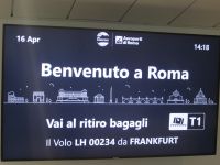 Ankunft in Rom