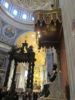 Petersdom: Statue des Heiligen Petrus