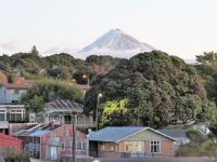 Neuseeland Nordinsel - New Plymouth - Blick auf Mount Taranaki am Abend
