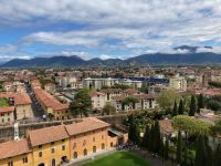 5. Reisetag – Besuch von Pisa – Blick vom Schiefen Turm auf die Altstadt