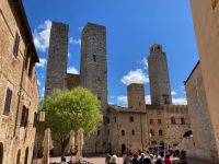 6. Reisetag – Stadtführung in San Gimignano – Piazza delle Erbe