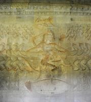 Szene aus dem indischen Hindu-Epos Mahabharata
