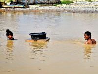 da hilft nur: rein ins kühle(?) Nass