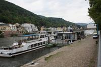 Schiffsanlegestelle in Heidelberg