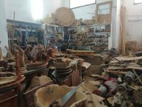 Besichtigung einer Holzwerkstatt in Essaouira