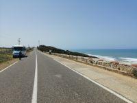 auf der Strecke entlang der Atlantikküste, bei Safi