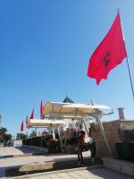 Wache am Eingang zum Mausoleum der verstorbenen Könige, Rabat