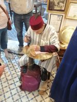 In einer Kunsthandwerker-Werkstatt, Medina von Fes