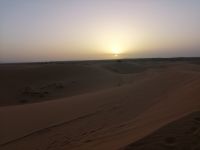 Sonnenuntergang in Erg Chebbi