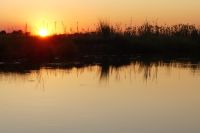 Bootsfahrt auf dem Kwando