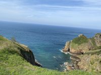 Aussicht vom Küstenpfad im Norden Jerseys