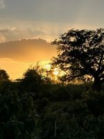 Kibbuz El Mul Golan Sonnenuntergang