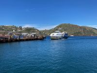 3. Reisetag – Tragflächenboot im Hafen von Lipari
