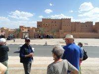 Said lädt uns spontan ein die Taourirt-Kasbah in Quarzazate zu besichtigen
