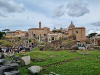 Rom - Forum Romanum (Blick zum Kapitolshügel)