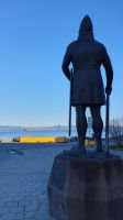 Trondheim, Leif Eriksson - entdeckte 1021 als erster Europäer den amerikanischen Kontinent