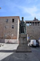 Standbild von König Eduard I. in Viseu