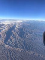 Anflug auf Santiago de Chile