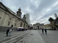  Santiago de Chile - Kathedrale am Plaza de Armas