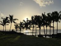 Sonnenuntergang in Hanga Roa