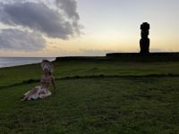 Sonnenuntergang in Hanga Roa