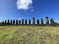 Besichtigung der 15 Moai´s in Tongariki