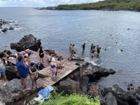 Spaziergang durch den Nationalpark von San Christobal