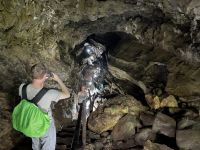 Rundgang auf der Chato Ranch - wir durchlaufen einen Lawatunnel
