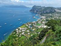 Insel Capri - Anacapri (Blick auf Marina Grande)