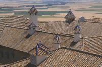 schönes Dach des Paradors in Carmona