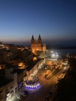 abendlicher Blick vom Hotel