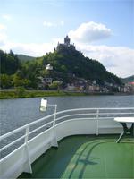 die Reichsburg vom Schiff aus gesehen