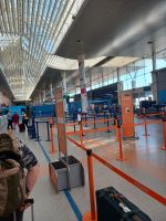 Warten auf Check-In