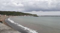 Der Strand von Praia da Vitoria