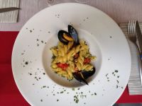 Fusilli mit Meeresfrüchte