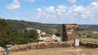 Aljezur, Blick vom Castel über die Altstadt