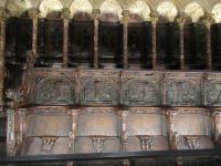 Toledo - Kathedrale - die Holzschnitzkunst - die Sitzbänke