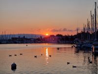 Lausanne - Sonnenuntergang am Genfer See