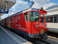 Zugfahrt von Visp nach Zermatt 