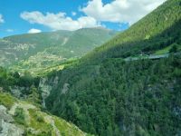 Zugfahrt von Visp nach Zermatt - Mattertal 