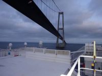 Öresundbrücke, morgens halb 5