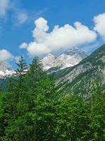 Das Wahrzeichen und höchster Berg von Slowenien, der Triglav