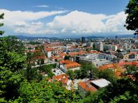 Blick auf die Hauptstadt von der Burg aus